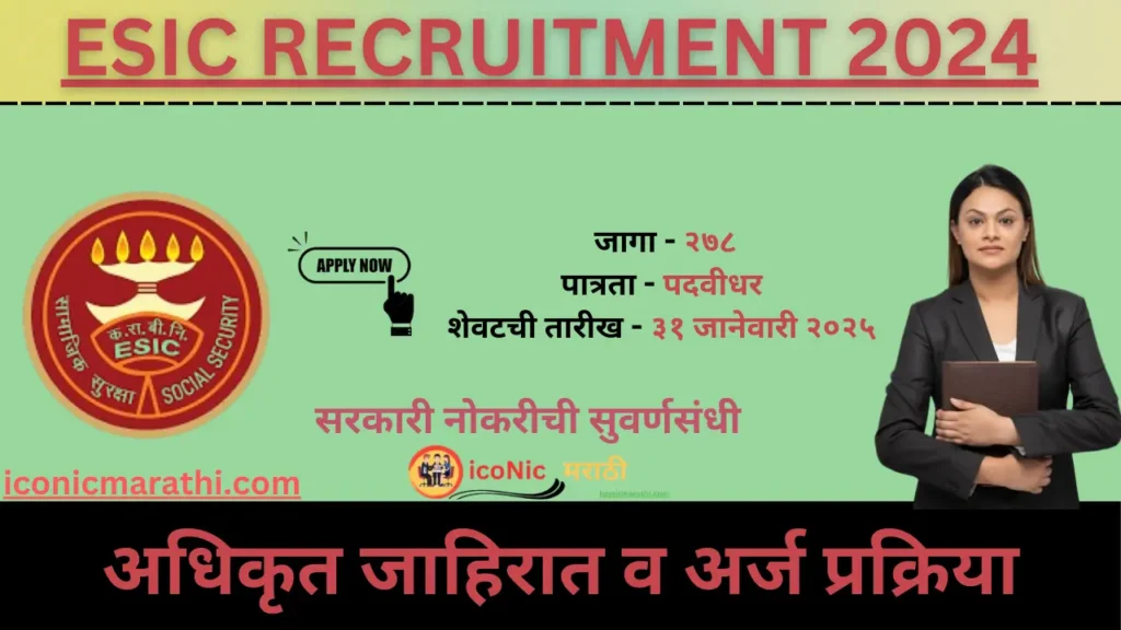 ESIC Recruitment 2024
